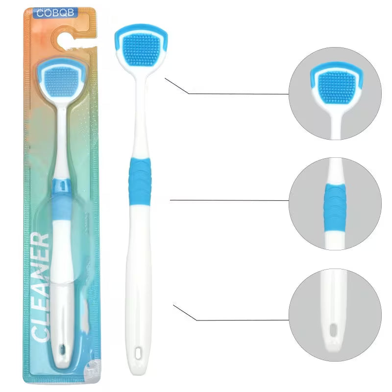 CleanSmile™ – Raspador de Lengua de Silicona